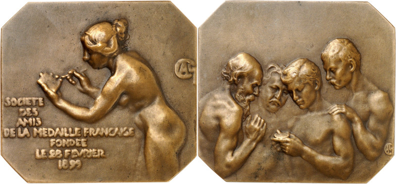 FRANCE - FRANCE
IIIe République (1870-1940). Médaille, La Société des Amis de l...