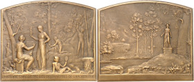 FRANCE - FRANCE
IIIe République (1870-1940). Médaille, l’Histoire enregistre les découvertes de l’Archéologie par Alphonse Lechevrel, SAMF n° 109 190...