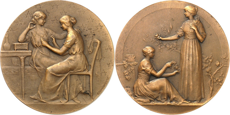 FRANCE - FRANCE
IIIe République (1870-1940). Médaille, Les joyaux, par Paul Gra...