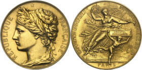 FRANCE - FRANCE
IIIe République (1870-1940). Médaille d’Or, récompense de l’Exposition universelle internationale de Paris, par J. C. Chaplain 1878, ...