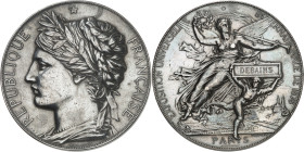 FRANCE - FRANCE
IIIe République (1870-1940). Médaille, récompense de l’Exposition Universelle Internationale de Paris, par J.-C. Chaplain 1878, Paris...