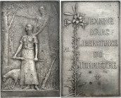 FRANCE - FRANCE
IIIe République (1870-1940). Plaquette, Jeanne d’Arc, par J.-B. Daniel-Dupuis et M.-A. Lechevrel ND (1900), Paris.
Av. Jeanne d’Arc ...