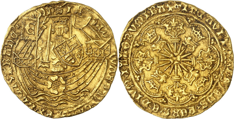 GRANDE-BRETAGNE - UNITED KINGDOM
Édouard IV, premier règne (1461-1470). Ryal ou...