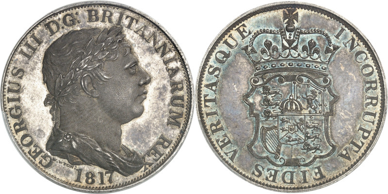 GRANDE-BRETAGNE - UNITED KINGDOM
Georges III (1760-1820). Essai en argent de la...