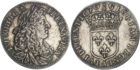 USA - UNITED STATES OF AMERICA
Louis XIV (1643-1715). Pièce de 15 sols de la “Compagnie des Indes”, pour les colonies d’Amérique 1670, A, Paris.
Av....