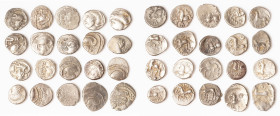 ANCIENT LOTS. Celtic. Gaul. Ca. mid 1st century BC. Lot of twenty (20) AR quinarii. Fine-VF. Includes: Twenty AR quinarii, various types and tribes. S...