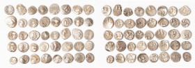 ANCIENT LOTS. Celtic. Gaul. Ca. mid 1st century BC. Lot of forty (40) AR quinarii. VG-Choice Fine. Includes: Forty AR quinarii, various types and trib...