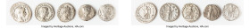 ANCIENT LOTS. Roman Imperial. Lot of five (5) AR denarii. VG-Choice Fine. Includes: Five Roman Imperial AR denarii, various rulers and types. SOLD AS ...