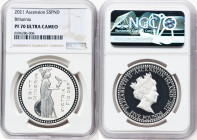 British Dependency. Elizabeth II silver Proof "Britannia" 5 Pounds 2021 PR70 Ultra Cameo NGC, KM-Unl. HID09801242017 © 2024 Heritage Auctions | All Ri...