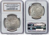 Republic 8 Reales 1881 Ca-MG About Uncirculated NGC, Chihuahua mint, KM377.2, DP-Ca63. Tarrant City TX Buried Silver. HID09801242017 © 2024 Heritage A...