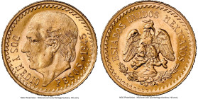 Estados Unidos gold Restrike 2-1/2 Pesos 1945 MS66 NGC, Mexico City mint, KM463, Fr-169. HID09801242017 © 2024 Heritage Auctions | All Rights Reserved...
