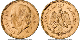 Estados Unidos gold Restrike 10 Pesos 1959-M MS65 NGC, Mexico City mint, KM473. HID09801242017 © 2024 Heritage Auctions | All Rights Reserved www.HA.c...
