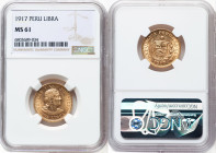 Republic gold Libra 1917 MS61 NGC, Lima mint, KM207, Fr-73. HID09801242017 © 2024 Heritage Auctions | All Rights Reserved www.HA.com/TexasAuctioneerLi...