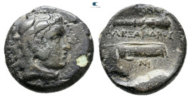 Kings of Macedon. Uncertain mint. Alexander III "the Great" 336-323 BC. Bronze Æ