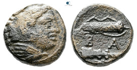 Kings of Macedon. Uncertain mint. Alexander III "the Great" 336-323 BC. Bronze Æ