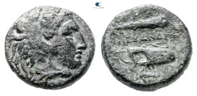 Kings of Macedon. Uncertain mint. Alexander III "the Great" 336-323 BC. Bronze Æ