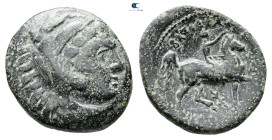 Kings of Macedon. Uncertain mint. Kassander 306-297 BC. Bronze Æ