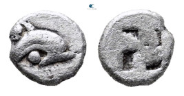 Islands off Thrace. Thasos circa 435-411 BC. Hemiobol AR