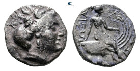 Euboea. Histiaia circa 300-100 BC. Tetrobol AR