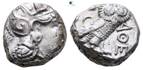 Attica. Athens circa 393-294 BC. Tetradrachm AR