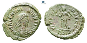 Valentinian II AD 375-392. Siscia. Follis Æ