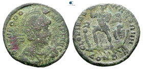 Theodosius I AD 379-395. Constantinople. Follis Æ