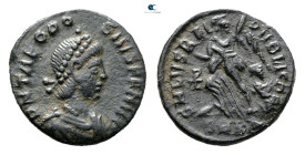 Theodosius I AD 379-395. Cyzicus. Follis Æ