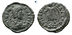 Theodosius I AD 379-395. Siscia. Follis Æ