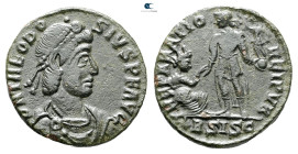 Theodosius I AD 379-395. Siscia. Follis Æ