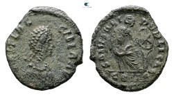 Aelia Flacilla AD 383-386. Constantinople. Follis Æ
