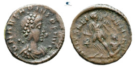 Arcadius AD 383-408. Cyzicus. Follis Æ