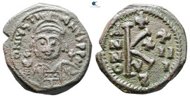 Justin I AD 518-527. Cyzicus. Half Follis or 20 Nummi Æ