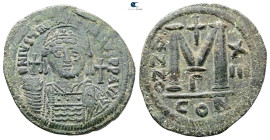Justinian I AD 527-565. Constantinople. Follis or 40 Nummi Æ