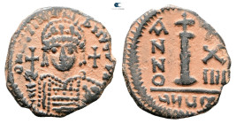 Justinian I AD 527-565. Theoupolis (Antioch). Decanummium Æ