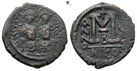 Justin II and Sophia AD 565-578. Nikomedia. Follis or 40 Nummi Æ