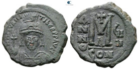 Maurice Tiberius AD 582-602. Constantinople. Follis or 40 Nummi Æ