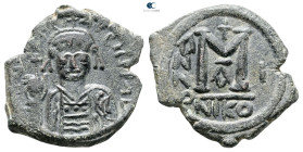 Maurice Tiberius AD 582-602. Nikomedia. Follis or 40 Nummi Æ