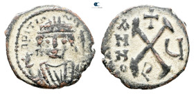 Maurice Tiberius AD 582-602. Theoupolis (Antioch). Decanummium Æ