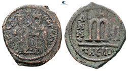 Phocas AD 602-610. Theoupolis (Antioch). Follis or 40 Nummi Æ
