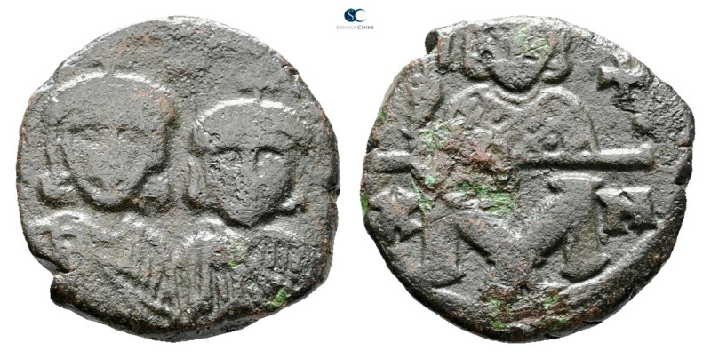 Constantine V Copronymus, with Leo IV and Leo III AD 741-775. Constantinople
Fo...