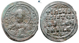 Attributed to Basil II and Constantine VIII AD 976-1028. Constantinople. Anonymous Follis Æ