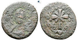 Nicephorus III Botaniates AD 1078-1081. Constantinople. Anonymous Follis Æ