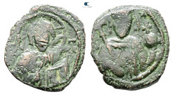 Manuel I Comnenus AD 1143-1180. Constantinople. Tetarteron Æ