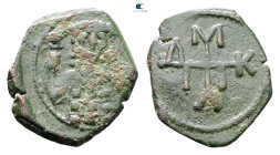 Manuel I Comnenus AD 1143-1180. Uncertain mint. Half Tetarteron Æ