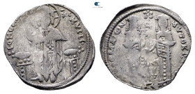 Andronicus II Palaeologus, with Michael IX AD 1282-1328. Constantinople. Basilikon AR