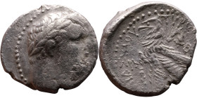 PHOENICIA: Tyre - Autonomy Issue ( I BC ) AR Shekel Obverse: Laureate bust of Melkart right Reverse: TYPOY IEPAΣ KAI AΣYΛOY (of Tyre the holy and invi...