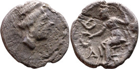 Greek Silver coin. (IV-III century BC)

10mm 0,44g