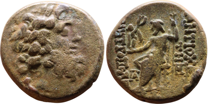 SYRIA. Antioch. Civic issue (100-1 BC). AE bronze. Obv: laureate head of Zeus, r...