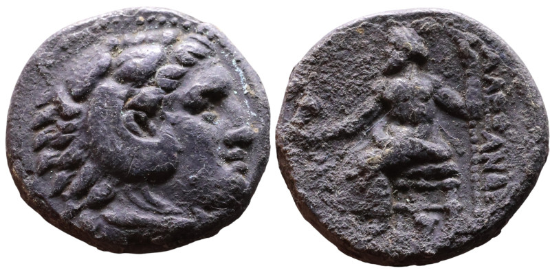 Alexander iii (336-323 BC) Drachm Obverse: Head of Herakles to right, wearing li...