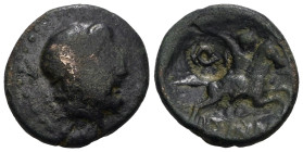 PISIDIA, Isinda. 2nd-1st century BC. Æ. 
Weight 3,70 gr - Diameter 16 mm.
